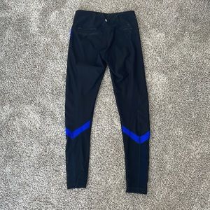 Royal Blue accent Leggings